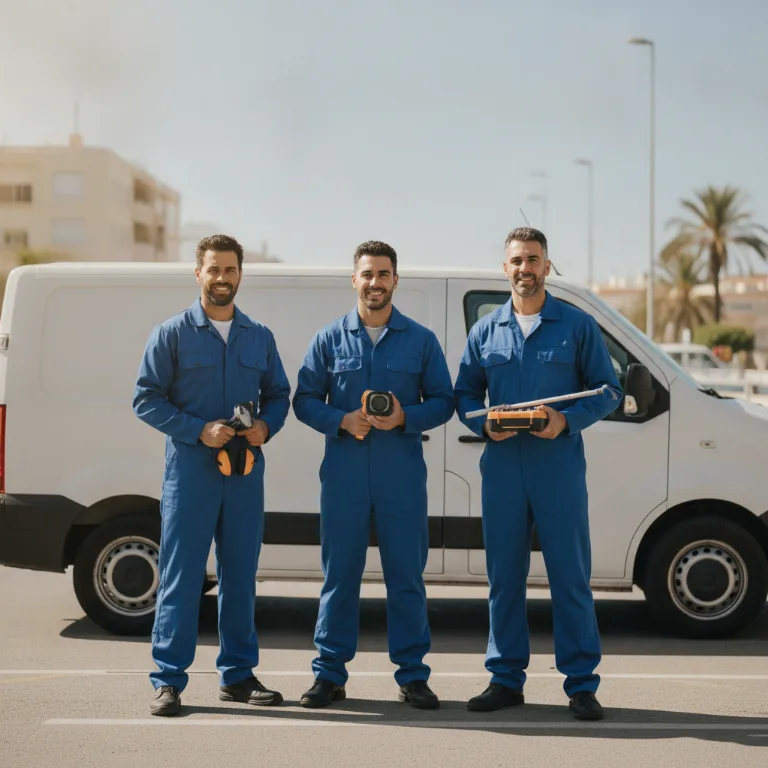 Detección de Fugas de Agua equipo en Burlata